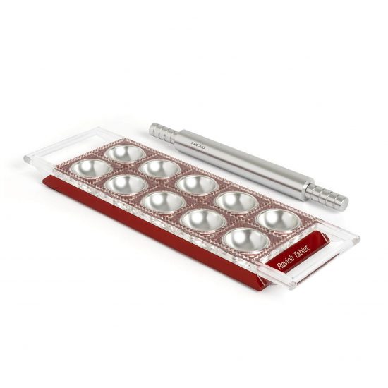 RAVIOLI TABLET DESIGN "MARCATO" ROSSO