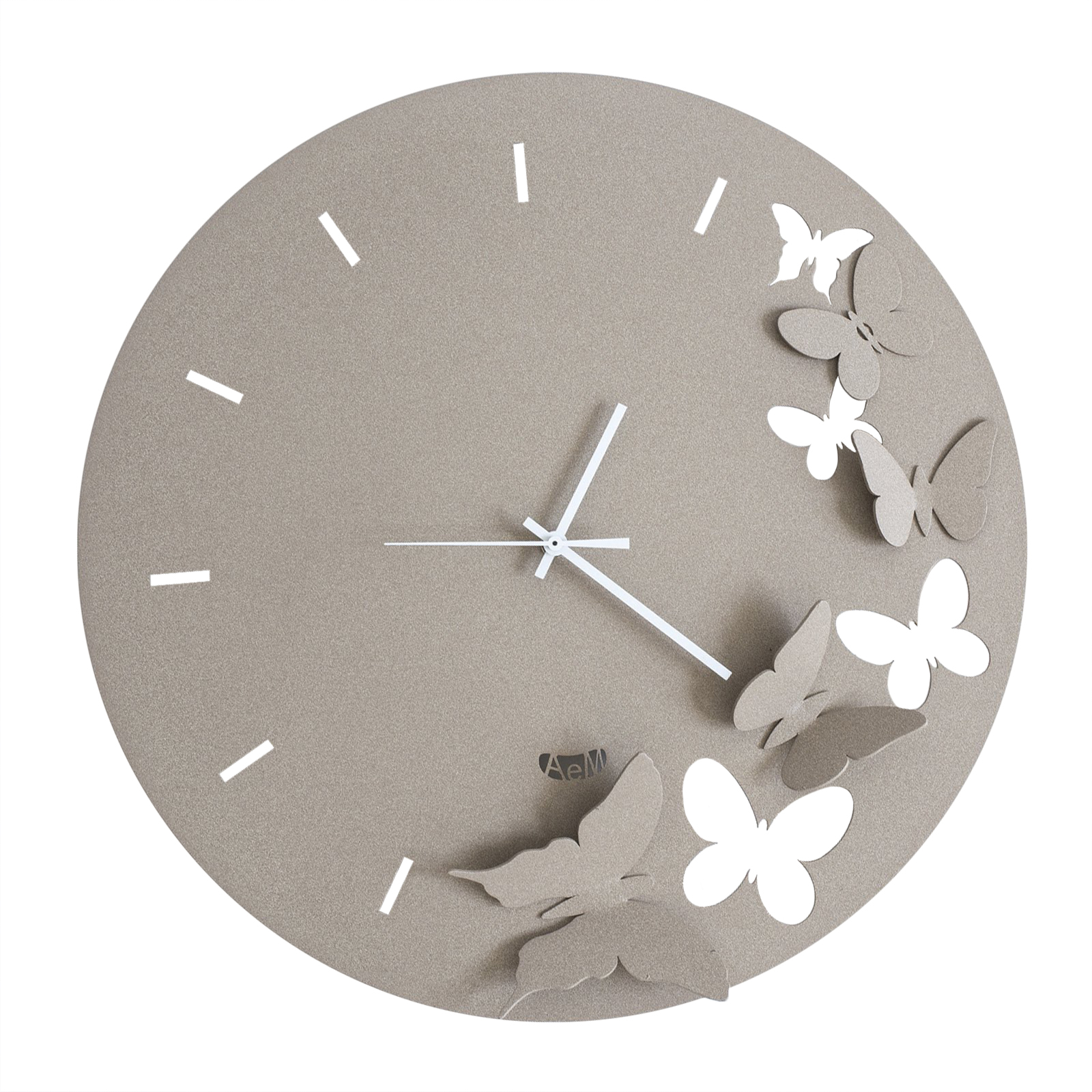 Orologio Arti & Mestieri da parete Butterfly Spring Beige
