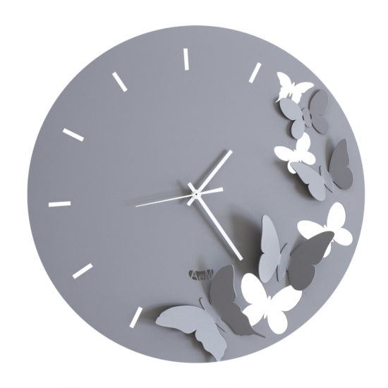 Orologio Arti & Mestieri da parete Butterfly Spring Ardesia