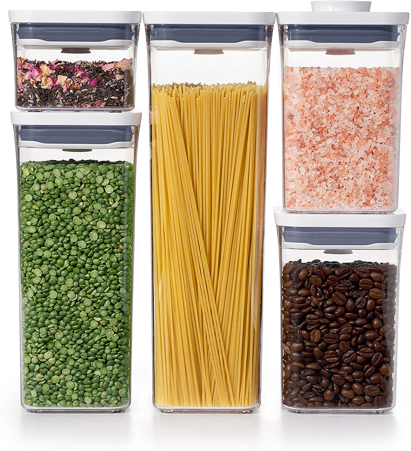 OXO Good Grips-Set di 5 contenitori Pop