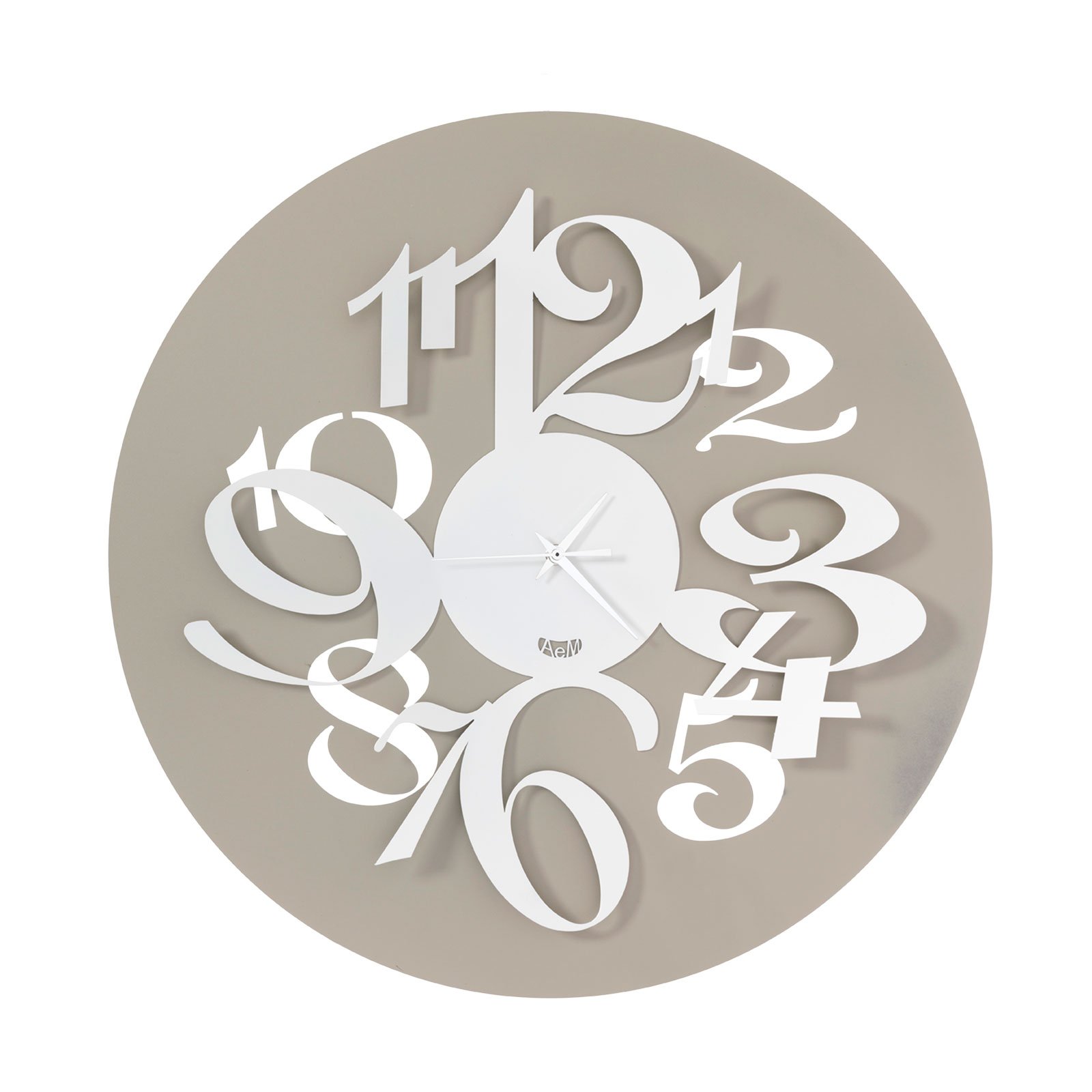 Orologio Arti & Mestieri da parete Focus Sabbia e Bianco