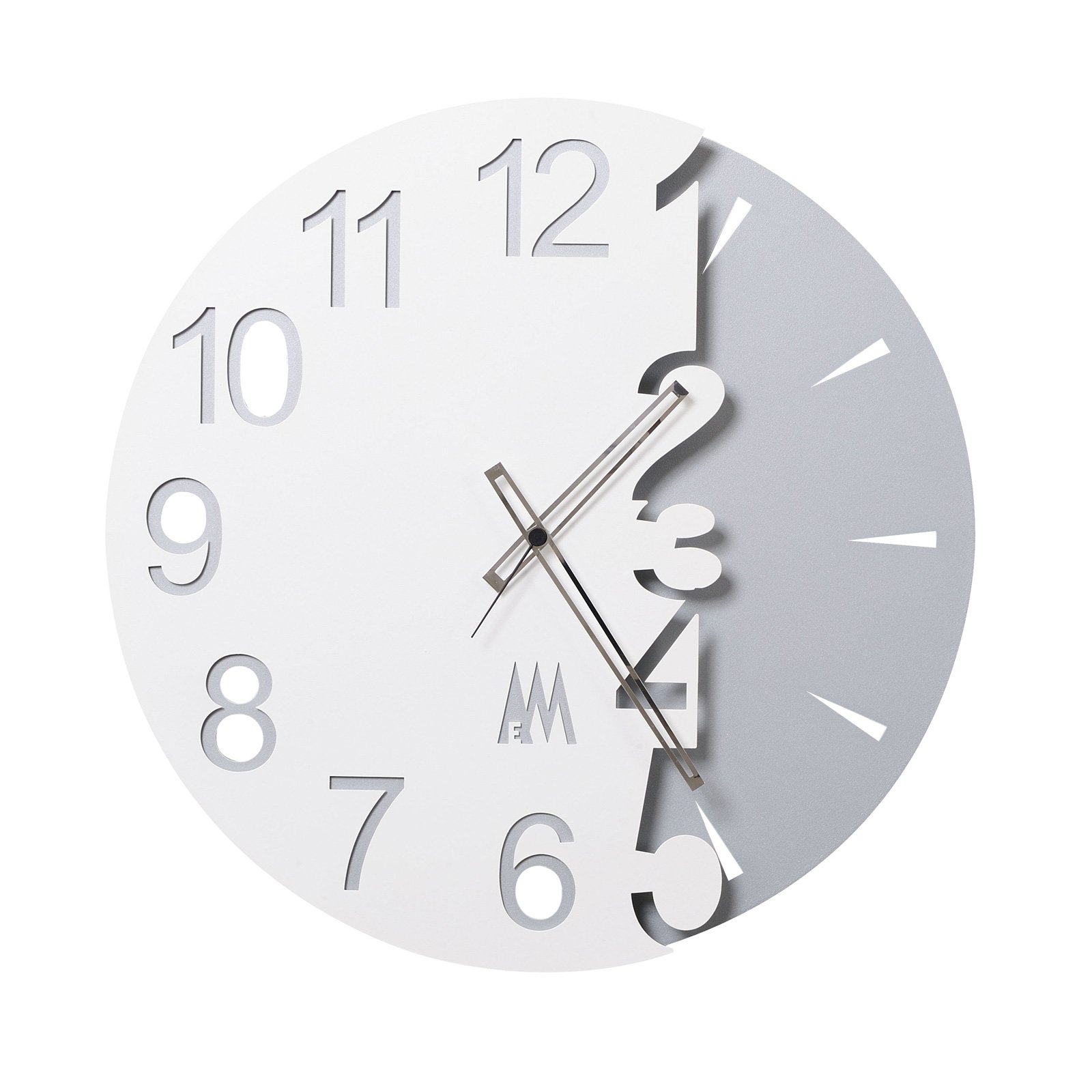 Orologio Arti & Mestieri da parete Full Moon Bianco