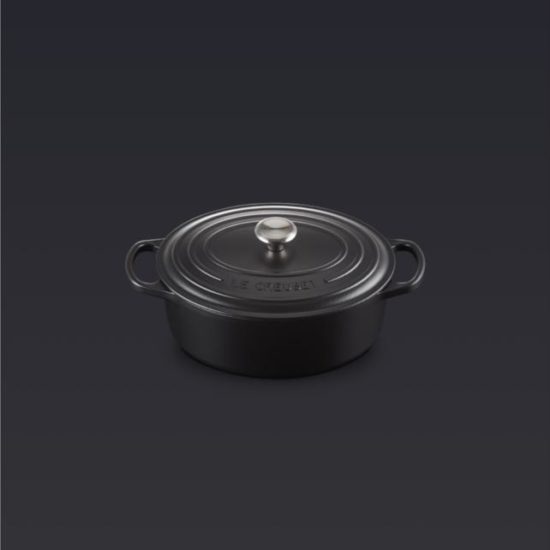 Cocotte ovale 31cm in ghisa vetrificata Le Creuset Nero