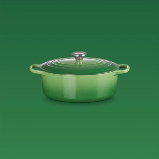 Cocotte ovale 31cm in ghisa vetrificata Le Creuset Bamboo
