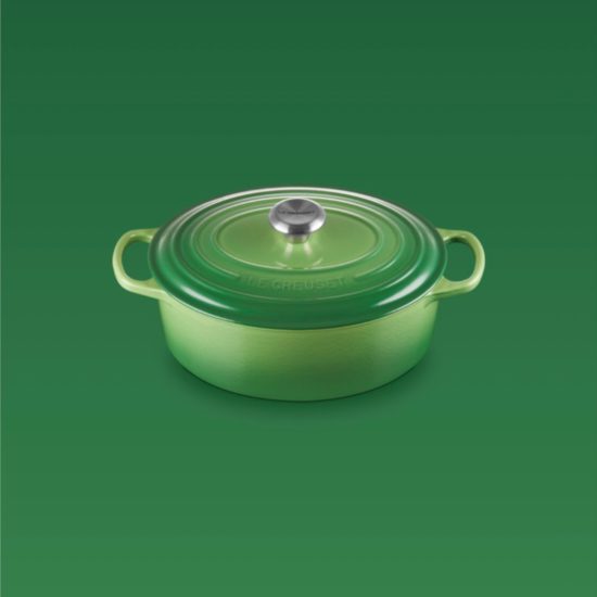 Cocotte ovale 29cm in ghisa vetrificata Le Creuset Bamboo