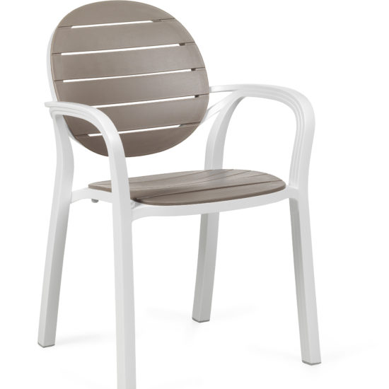 Sedia Palma Bianco Tortora Nardi