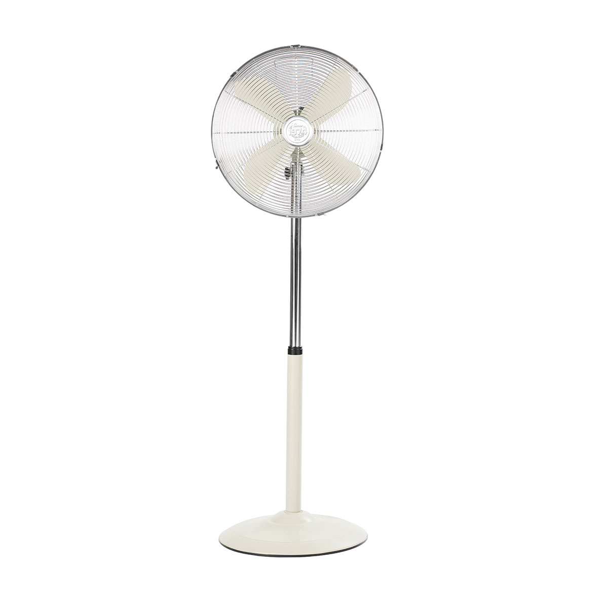 Ventilatore Piantana 40 cm in metallo, Vintage Avorio - immagine 3