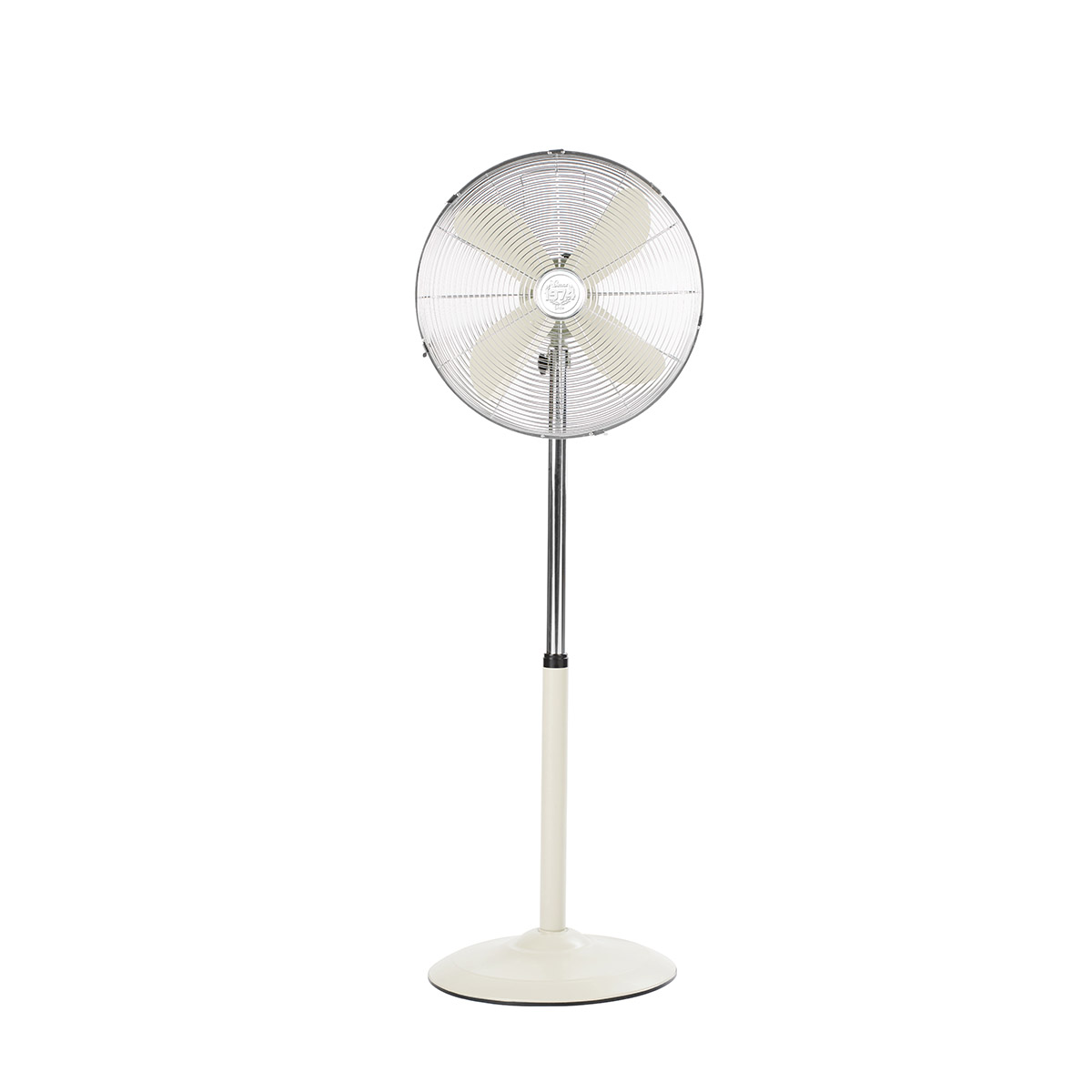 Ventilatore Piantana 40 cm in metallo, Vintage Avorio - immagine 7