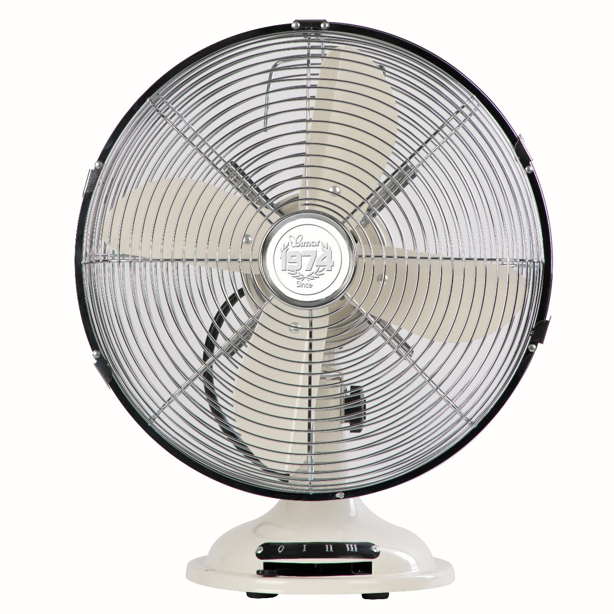 Ventilatore da tavolo 30 cm Vintage Avorio - immagine 3