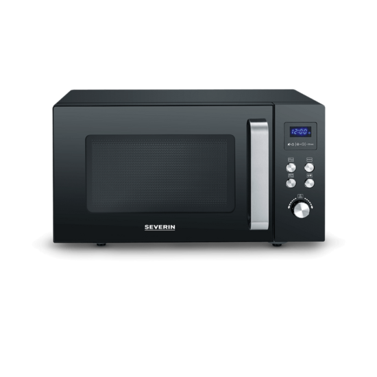 SEVERIN Microonde 2 in 1 con base in vetro, grill e più spazio di cottura